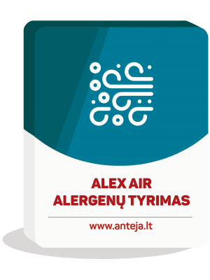ALEX Air specifiniai IgE prieš 58 įkvepiamus alergenus